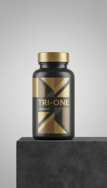 Vitality supplement matte black bottle