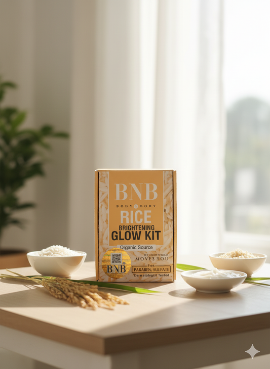 BNB Rice Brightening Glow Kit - Organic & Paraben-Free