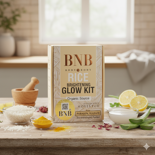 BNB Rice Brightening Glow Kit - Organic & Paraben-Free