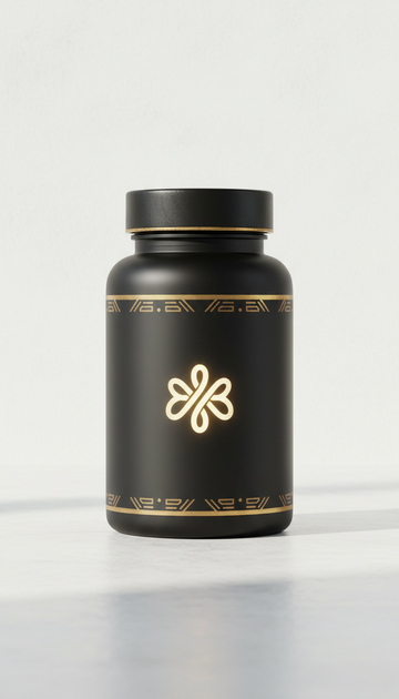 Stamina Plus Capsules Matte Black Bottle