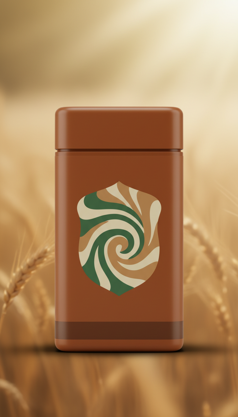 Herbal Supplement Matte Finish Packaging
