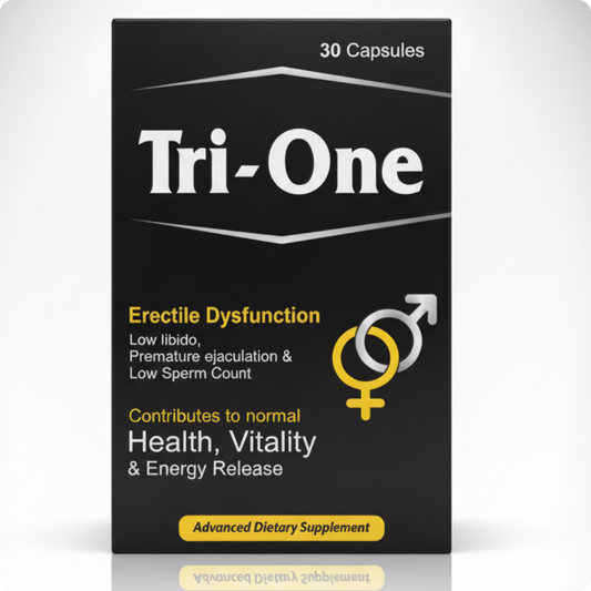 Tri-One Men’s Vitality Supplement | Natural Energy, Strength & Stamina Support